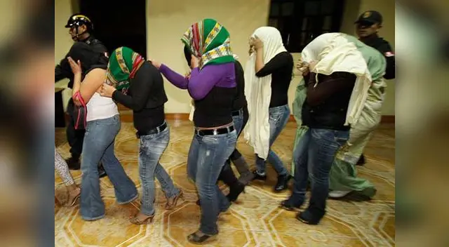 Fueron rescatadas 44 mujeres peruanas