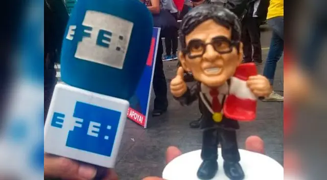 Silueta de plastilina del Fiscal anticorrupción José Domingo Pérez Silueta de plastilina del Fiscal anticorrupción José Domingo Pérez