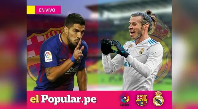 Barcelona vs Real Madrid ENVIVO ONLINE por Facebook Live Streaming EN DIRECTO DirecTV Sports por la Liga Santander 2018