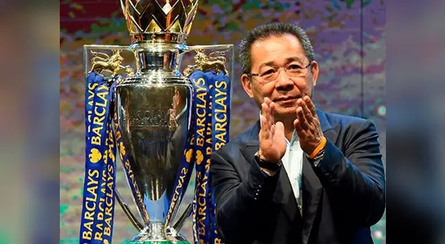 Presidente del Leicester City, el taliandés Vichai Srivaddhanaprabha falleció junto a cuatro personas tras choque de su helicóptero Presidente del Leicester City, el taliandés Vichai Srivaddhanaprabha falleció junto a cuatro personas tras choque de su helicóptero