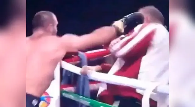 Boxeador ruso agrede a su entrenador tras perder una pelea