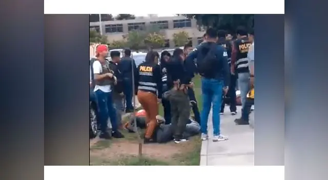 Policía intervino a extorsionadores dentro de San Marcos