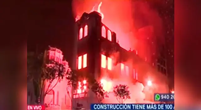 Ministerio de Cultura evaluará futuro de edificio incendiado en Plaza San Martín Ministerio de Cultura evaluará futuro de edificio incendiado en Plaza San Martín