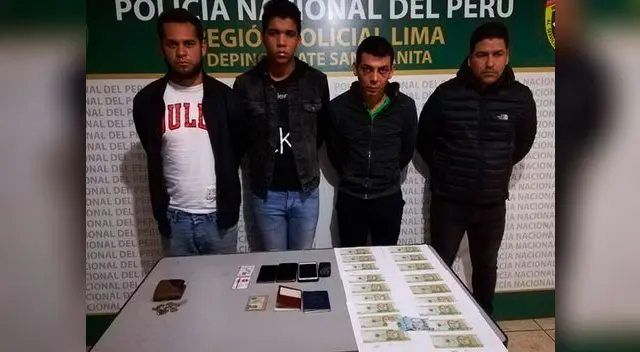 Sujetos cayeron con los 20 mil soles que pidieron a empresario Sujetos cayeron con los 20 mil soles que pidieron a empresario