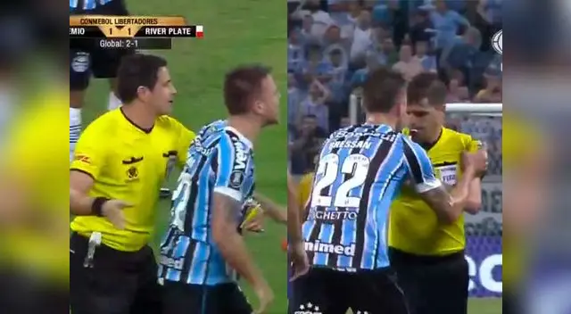 Bressan fue expulsado y dio tremendo espectáculo en la Copa Libertadores Bressan fue expulsado y dio tremendo espectáculo en la Copa Libertadores