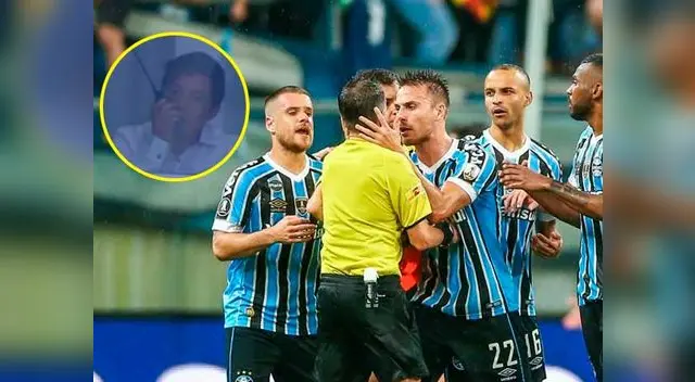 Marcelo Gallardo se comunicaba desde el palco del estadio con su asistente Mastías Bizcay. Además, bajó a los camerinos en el entretiempo Marcelo Gallardo se comunicaba desde el palco del estadio con su asistente Mastías Bizcay. Además, bajó a los camerinos en el entretiempo