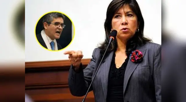 Martha Chávez cataloga al fiscal José Domingo Pérez como una persona maliciosa