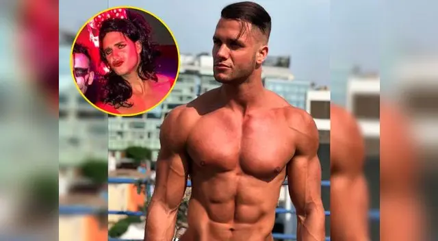 Fabio Agostini salió a las calles vestida de su pareja Mayra Goñi por Halloween