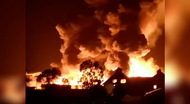 En Ica se registra un incendio En Ica se registra un incendio