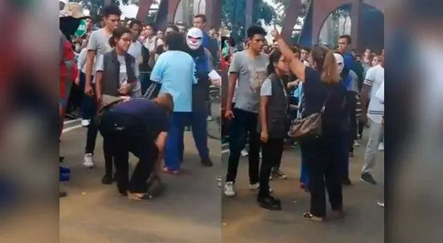 Descontrolada madre salió en búsqueda de su hijo   