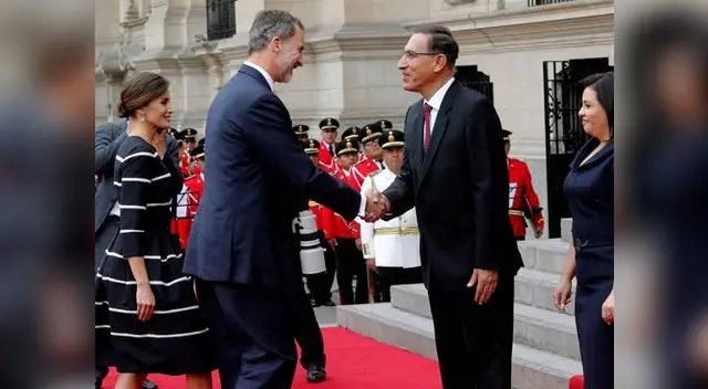 Presidente Martín Vizcarra recibió a los reyes de España Felipe VI y Letizia en Palacio de Gobierno Presidente Martín Vizcarra recibió a los reyes de España Felipe VI y Letizia en Palacio de Gobierno