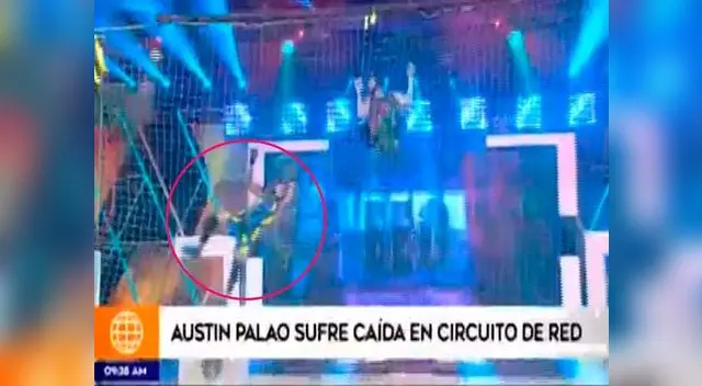 Esto es guerra: Austin Palao sufre fuerte caída durante prueba extrema