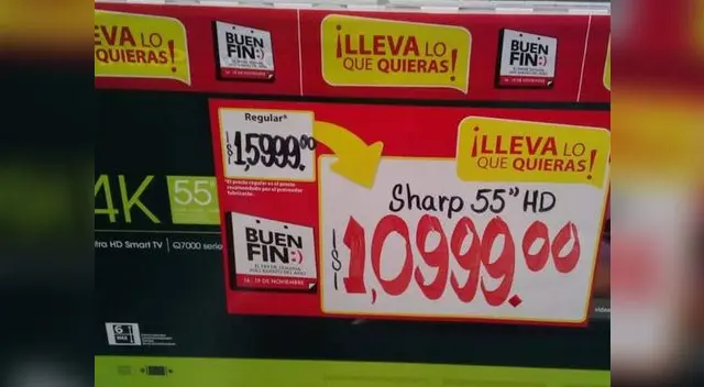 Televisores en oferta causa furor en redes