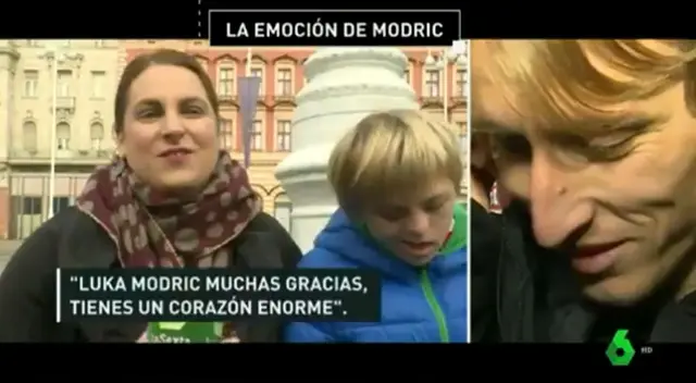 Modric se emocionó Modric se emocionó
