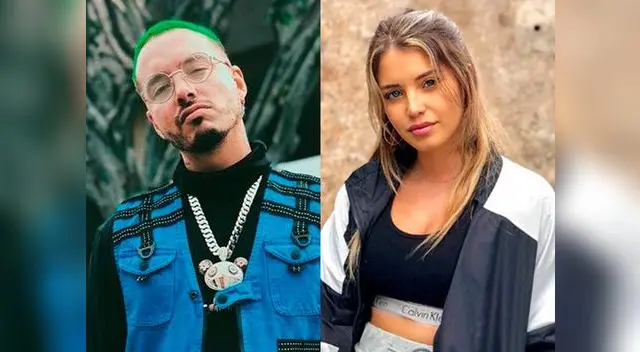 Flavia Laos posa al lado de J Balvin Flavia Laos posa al lado de J Balvin
