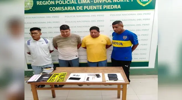 Uno de los detenidos tiene antecedentes por robo y otros delitos