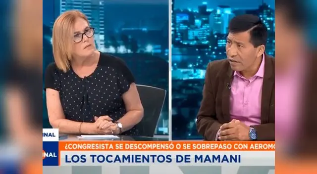 Mamani se pronuncia por denuncia de tocamientos indebidos