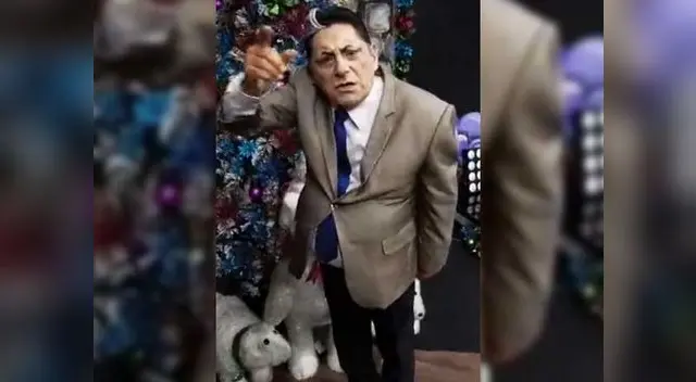 El cómico Carlos Álvarez no desaprovechó la oportunidad para hacer un divertido scketch de Alan García.