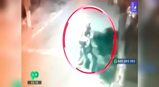 Cámaras registraron agresión a ciudadana venezolana Cámaras registraron agresión a ciudadana venezolana