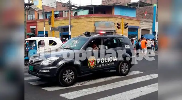 Policías baleados en el Rímac Policías baleados en el Rímac