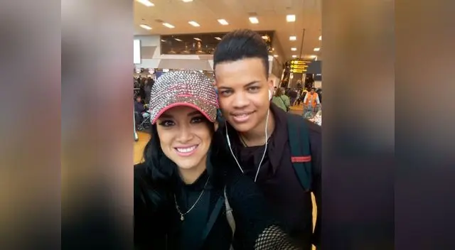 Katy Jara con Manny Rod