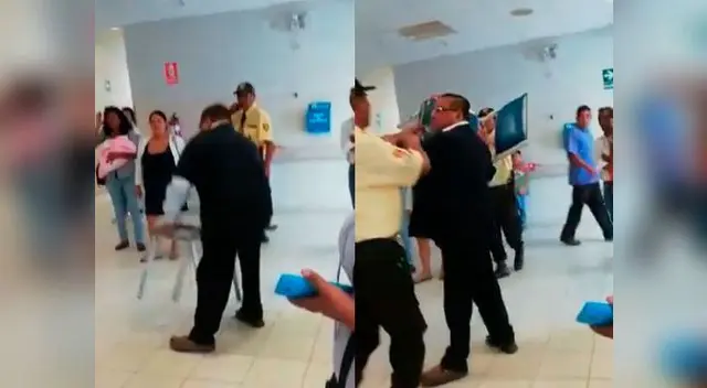 Doctor intentó atacar a sillazos a paciente en hospital     