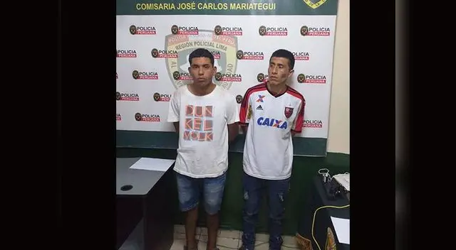 Sujetos fueron puestos a disposición de la dependencia PNP Sujetos fueron puestos a disposición de la dependencia PNP