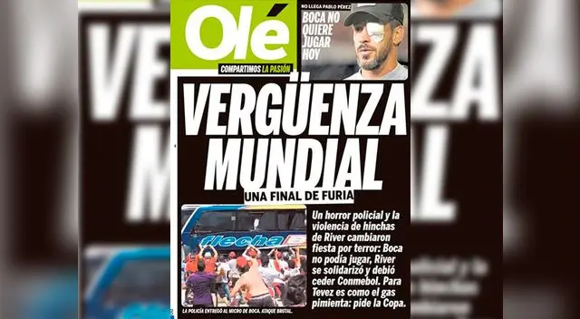 Todos coinciden en afirmar que la barbarie le ha ganado por goleada a la razón y a la fiesta que se iba a vivir en el River Plate vs. Boca Juniors.