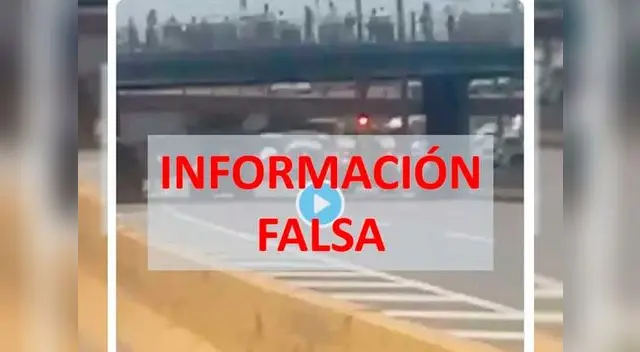 Desmienten información sobre caída de puentes