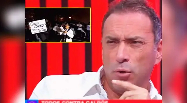 Carlos Galdós sufrió agresión por manifestantes al ingresar al programa de Beto Ortiz 