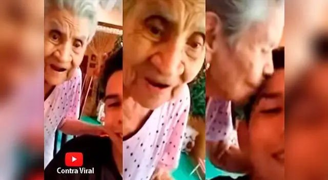 Tierna reacción de abuelita se vuelve viral en redes Tierna reacción de abuelita se vuelve viral en redes