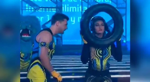 Angie Arizaga celebró punto ganado en Esto es Guerra