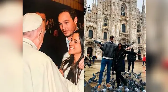 Vanessa Terkes y George Forsyth recibieron la bendición del sumo pontífice Vanessa Terkes y George Forsyth recibieron la bendición del sumo pontífice