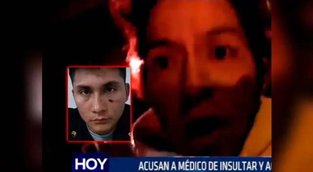 Sujeto fue acusado de haber insultado y golpeado al policía Sujeto fue acusado de haber insultado y golpeado al policía