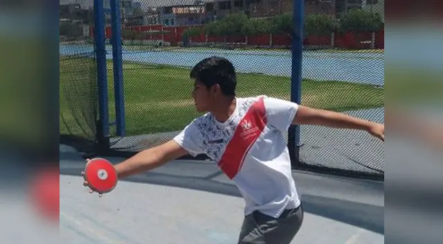 Atleta Mario Alejandro Flores Pinto logró el título nacional en disco