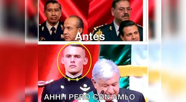 Jóvenes militares enamoraron a los cibernautas durante ceremonia en México Jóvenes militares enamoraron a los cibernautas durante ceremonia en México