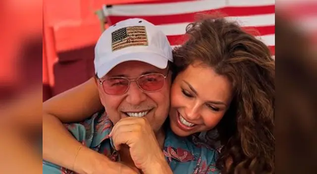 Thalía y Tommy Mottola compartieron a sus miles de seguidores imágenes ineditas de su boda hace 18 años