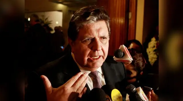 Alan García está en su vivienda de Miraflores