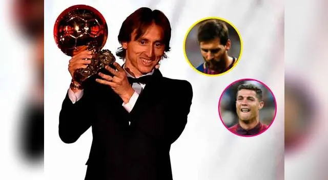 Luka Modric ganó el Balón de Oro 2018 y dejó sin reinado a Lionel Messi y Cristiano Ronaldo