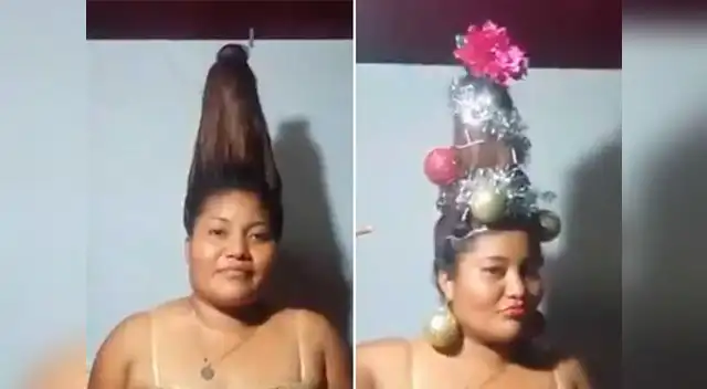 Mujer presenta una nueva alternativa en peinado