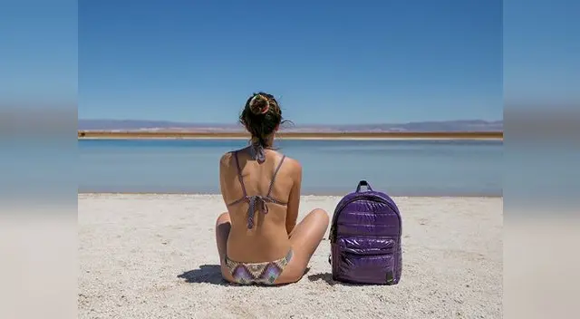 Para disfrutar la playa no olvides usar el protector solar 