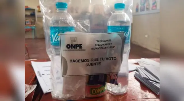 ONPE explica por qué solo dan snacks a los miembros de mesa  