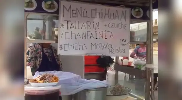 Vendedores sorprenden con menú Chihuán 