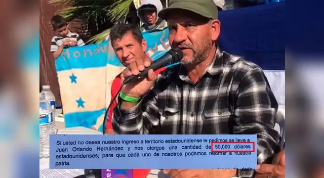 Migrantes están dispuestos a retirarse de la frontera con una millonaria condición