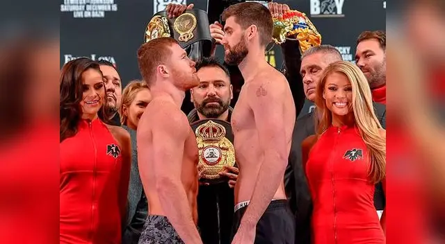 Canelo Álvarez vs. Rocky Fielding EN VIVO se enfrentarán este sábado 15 diciembre a las 19:45 p.m