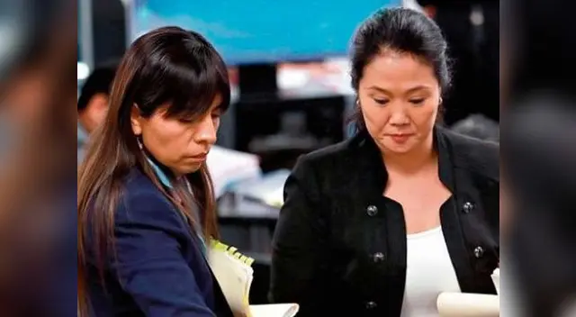 Keiko Fujimori señaló que la quieren dejar sin defensa Keiko Fujimori señaló que la quieren dejar sin defensa