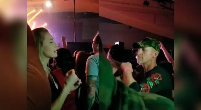 Joven traduce todo un concierto de rock a lengua de señas para su padre sordo Joven traduce todo un concierto de rock a lengua de señas para su padre sordo