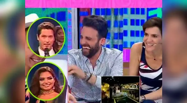Rodrigo González no pudo controlar la risa en medio del programa