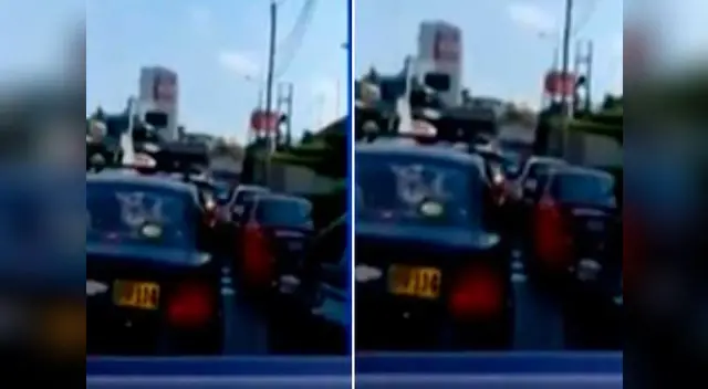 Conductores esperan que el tráfico se normalice