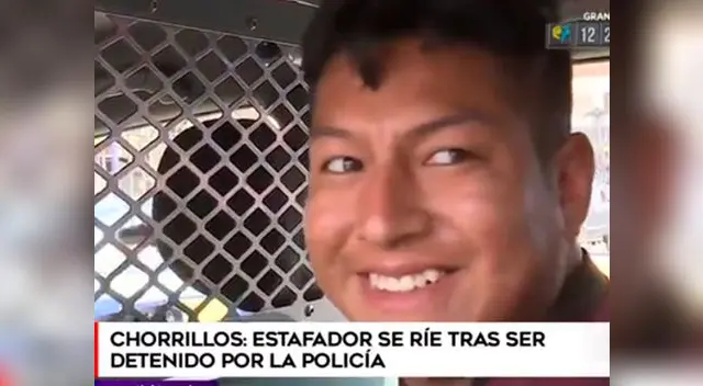 Presunto estafador se mofa de la autoridad 